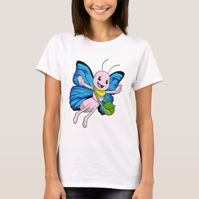 Butterfly with Handbag T-Shirt (Front)