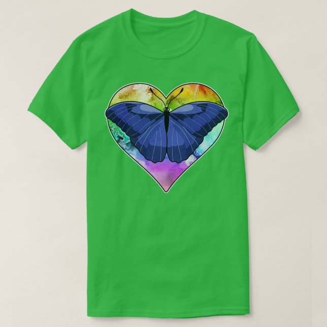 Butterfly with Heart T-Shirt (Design Front)