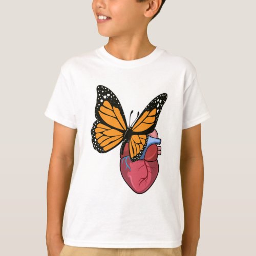 Butterfly with Heart T_Shirt