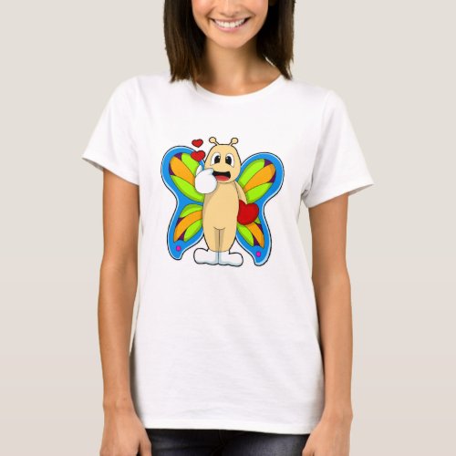 Butterfly with Heart T_Shirt