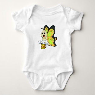 Butterfly with Honey Baby Bodysuit