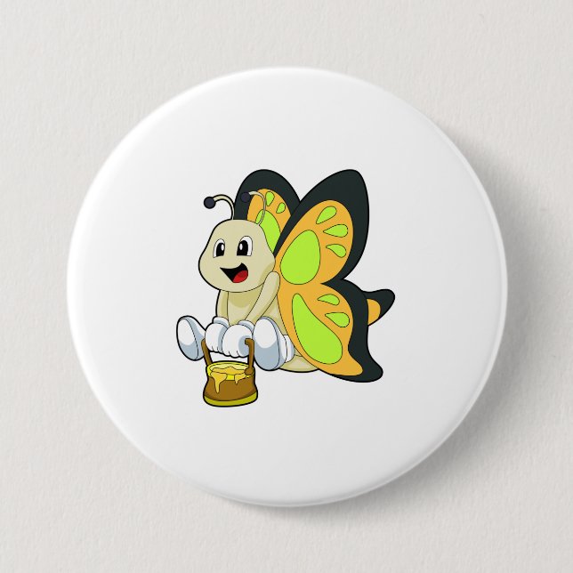 Butterfly with Honey Button (Front)