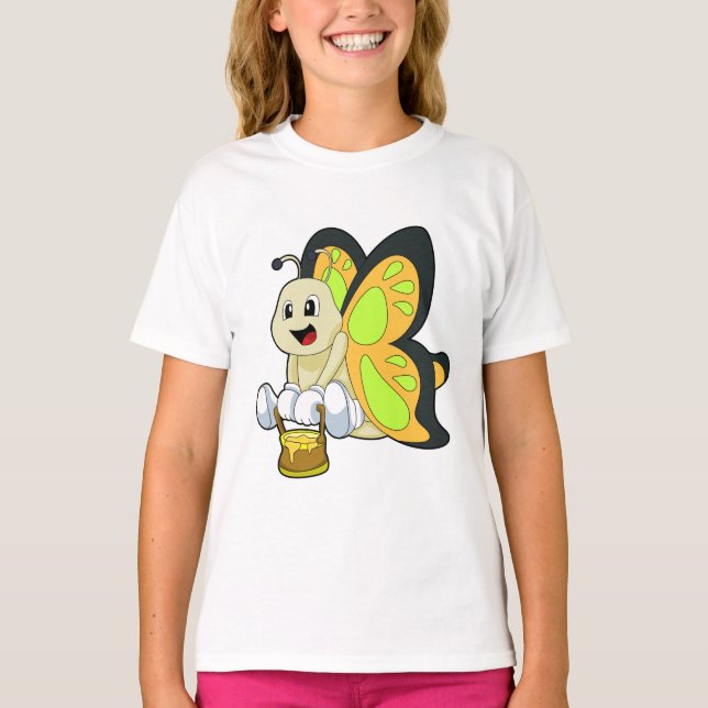 Butterfly with Honey T-Shirt (Front)
