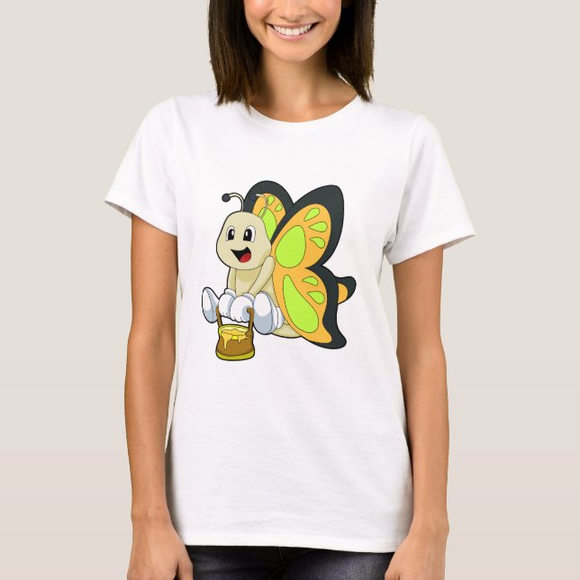 Butterfly with Honey T-Shirt (Front)
