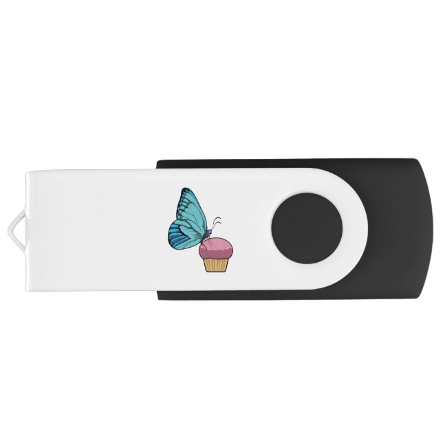 Butterfly with Muffin Flash Drive (Back)