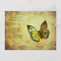 Butterfly with Poem