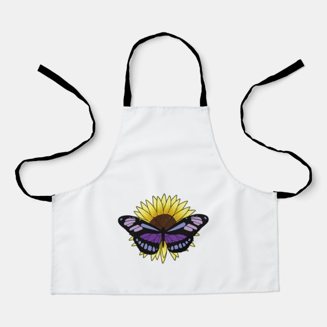 Butterfly with Sunflower Apron (Front)