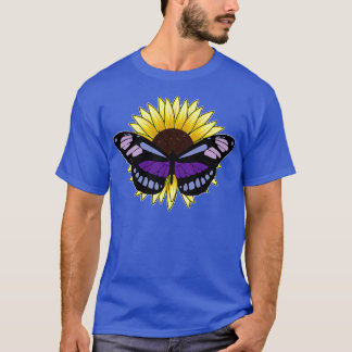 Butterfly with Sunflower T-Shirt