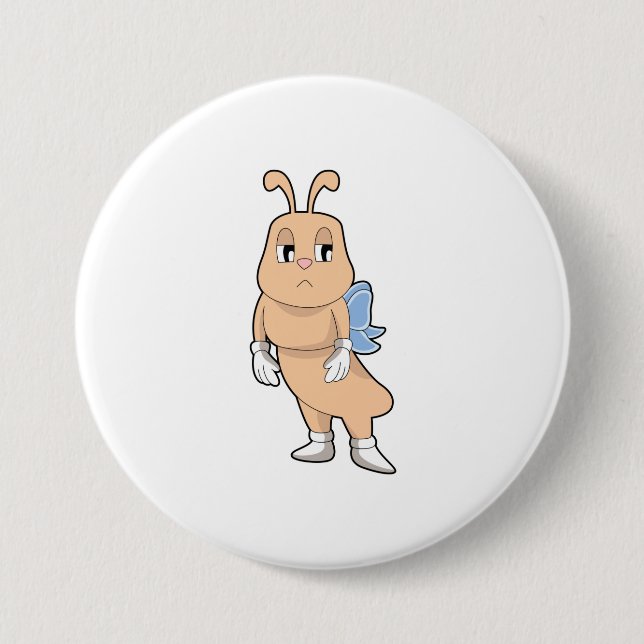 Butterfly without Wings Button (Front)