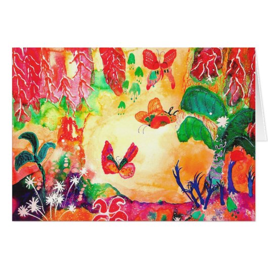 Butterfly World. Cards (Front Horizontal)