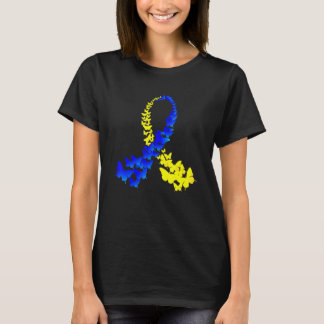 Butterfly World Down Syndrome Day Women Kids T-Shirt