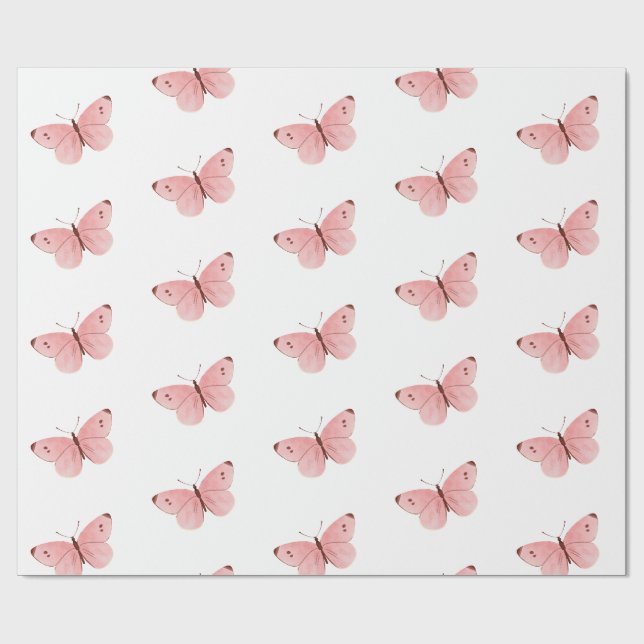 Butterfly Wrapping Paper (Flat)