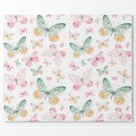 Butterfly Wrapping Paper<br><div class="desc">This beautiful gift wrap can be used for birthdays,  mother's day,  or any other occasion to give a gift to a person who loves butterflies.</div>