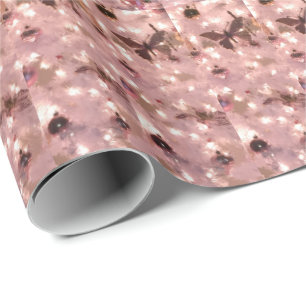 Butterfly wrapping paper