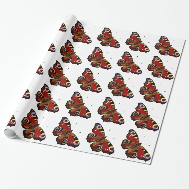 Butterfly Wrapping Paper (Unrolled)