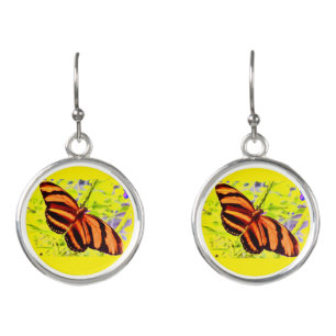 Butterfly Yellow Earrings