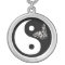 Butterfly Yin Yang Necklace