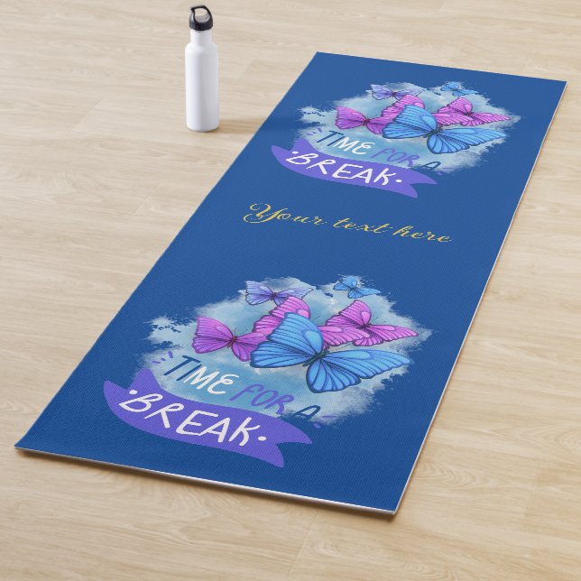 butterfly yoga mat different designs (In Situ)