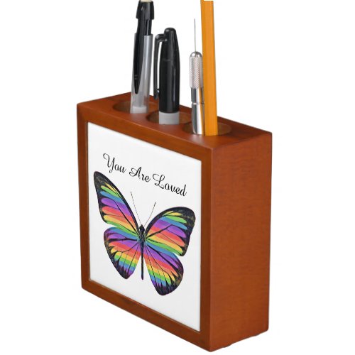Butterfly You Are Loved Desk Organizer