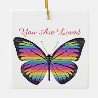 Butterfly Your Are Loved Ornament