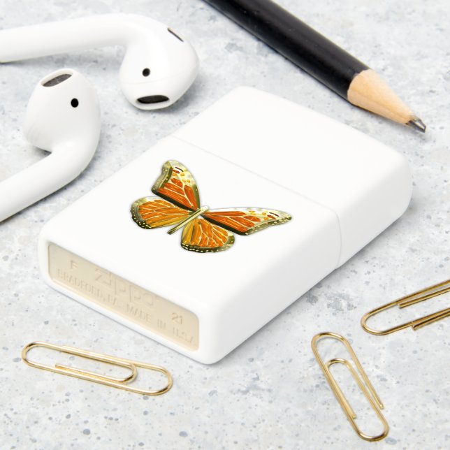Butterfly Zippo Lighter (On Table 2)