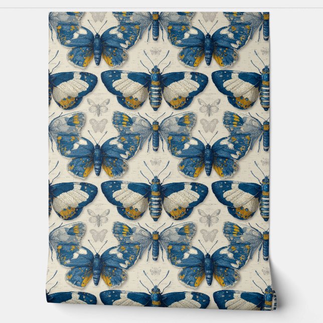 Butterfly Zoology Science Study Wallpaper (Unrolling)