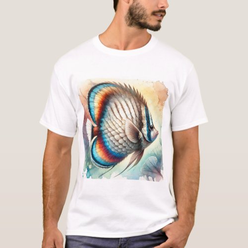 Butterflyfish Beauty 240624AREF135 _ Watercolor T_Shirt