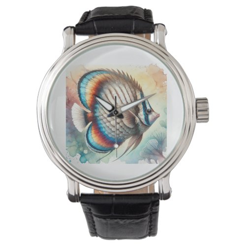 Butterflyfish Beauty 240624AREF135 _ Watercolor Watch