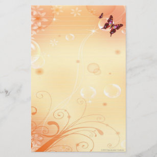 🦋Butterflys and Bubbles Stationary Stationery