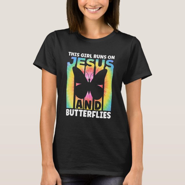Butterflys Apparel Butterfly Art Quote Monarch But T-Shirt (Front)