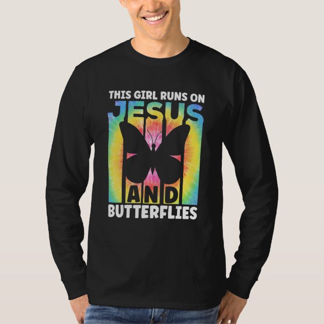 Butterflys Apparel Butterfly Art Quote Monarch But T-Shirt (Front)