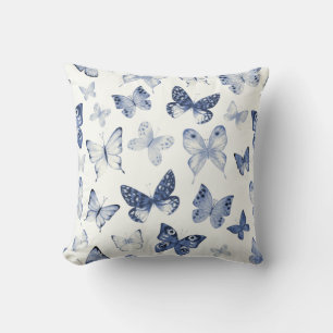 Butterflys pattern throw pillow