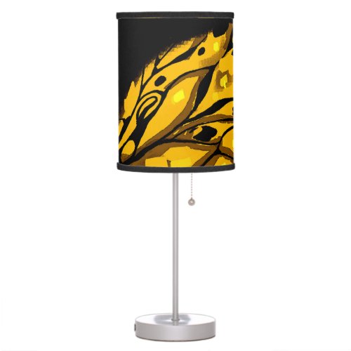 butterflys wing abstract table lamp