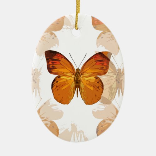 Butterly Ceramic Ornament