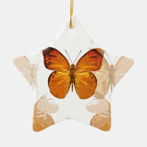 Butterly Ceramic Ornament