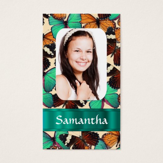 Butterly collage photo template (Front)