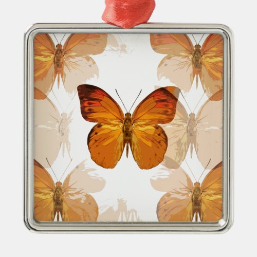 Butterly Metal Ornament