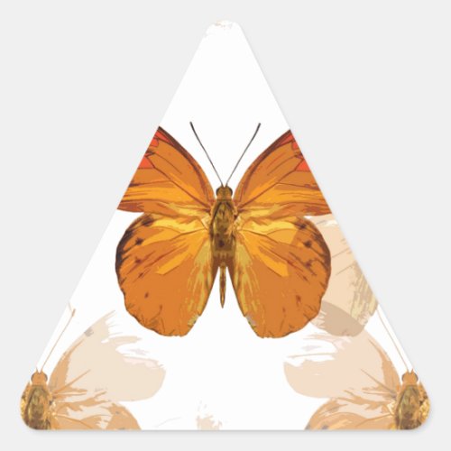 Butterly Triangle Sticker