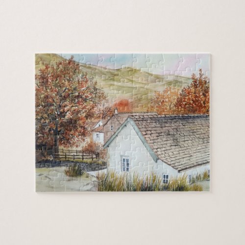 Buttermere Village Lake District England Jigsaw Puzzle