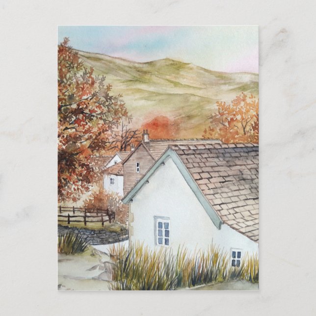 Buttermere Village, Lake District, England Postcard (Front)