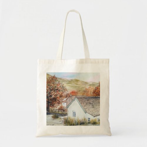 Buttermere Village Lake District England Tote Bag