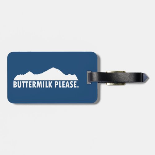 Buttermilk Colorado Please Luggage Tag