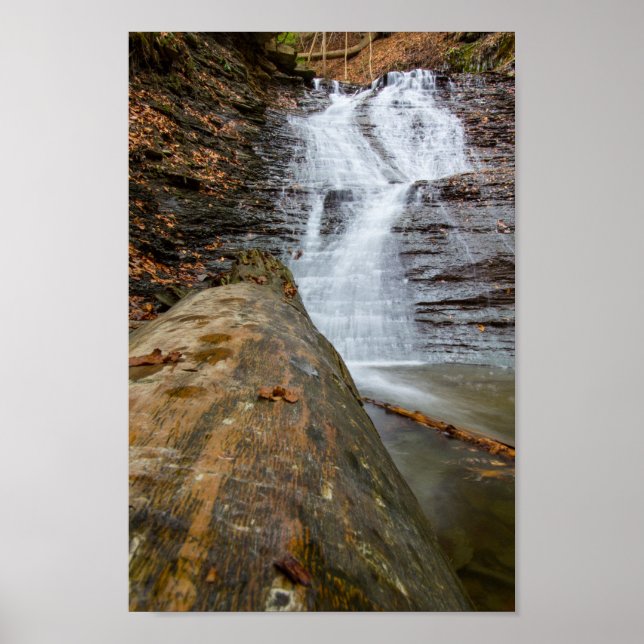 Buttermilk Falls, Cuyahoga Valley NP, Ohio Poster (Front)
