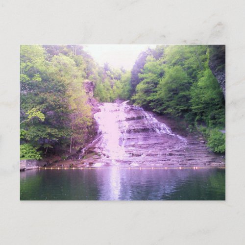Buttermilk Falls in Ithaca NY Postcard