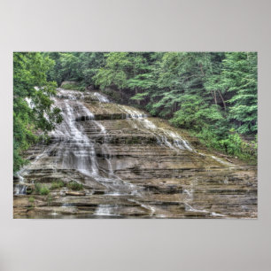 Buttermilk Falls, Ithaca, New York Poster