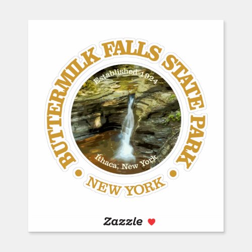 Buttermilk Falls SP Sticker