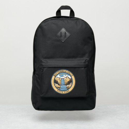 Buttermilk Falls State Park New York Badge Port Authority Backpack