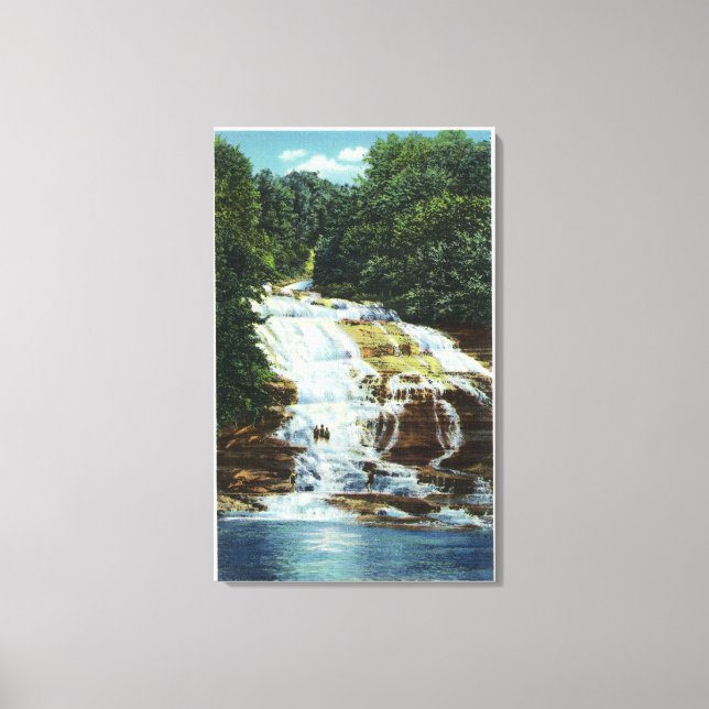 Buttermilk Farms State Park Lower Falls View Canvas Print (Front)