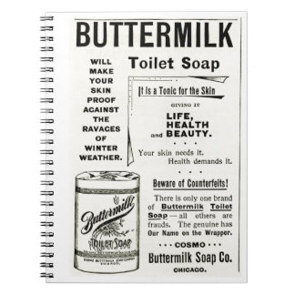 Buttermilk Toilet Soap Notebook