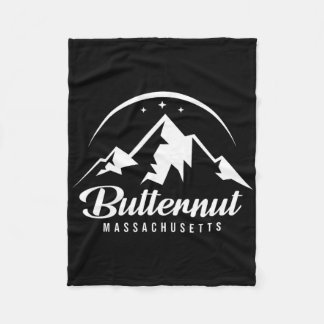 Butternut Machusetts Ski Resort Skiing Snowboardin Fleece Blanket
